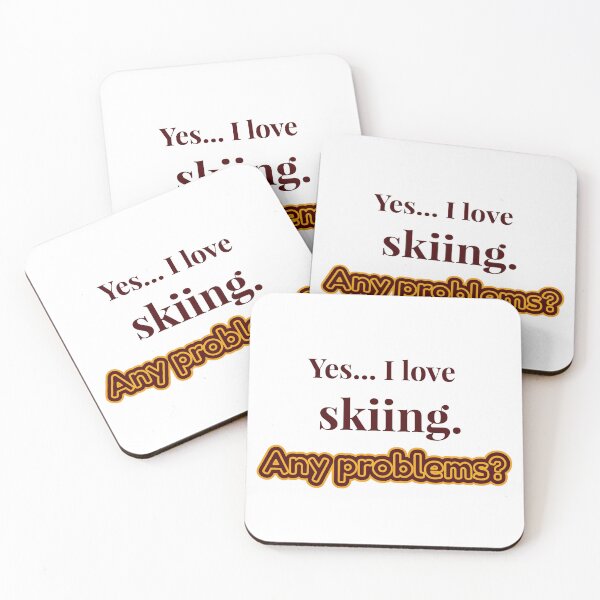 Item preview, I love Skiing designed and sold by cooldesignsalot.