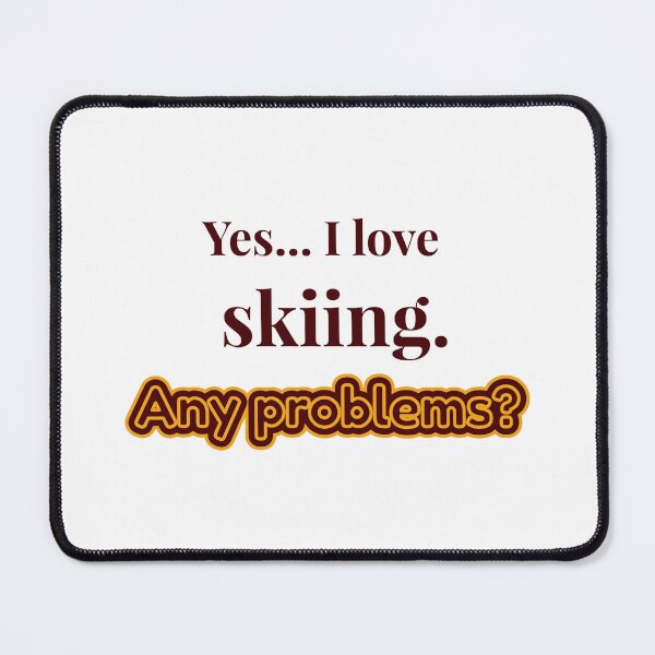Item preview, I love Skiing designed and sold by cooldesignsalot.