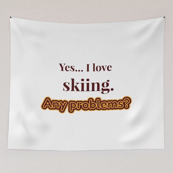 Item preview, I love Skiing designed and sold by cooldesignsalot.