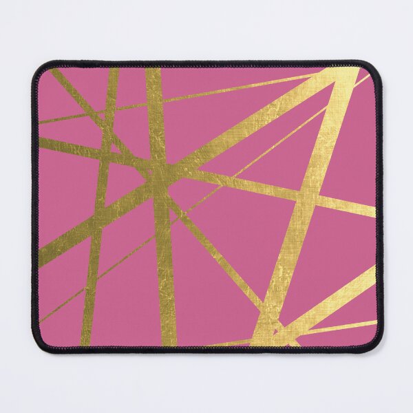 Item preview, Hot Pink and Gold Geometric Luxe designed and sold by UrbanEpiphany.