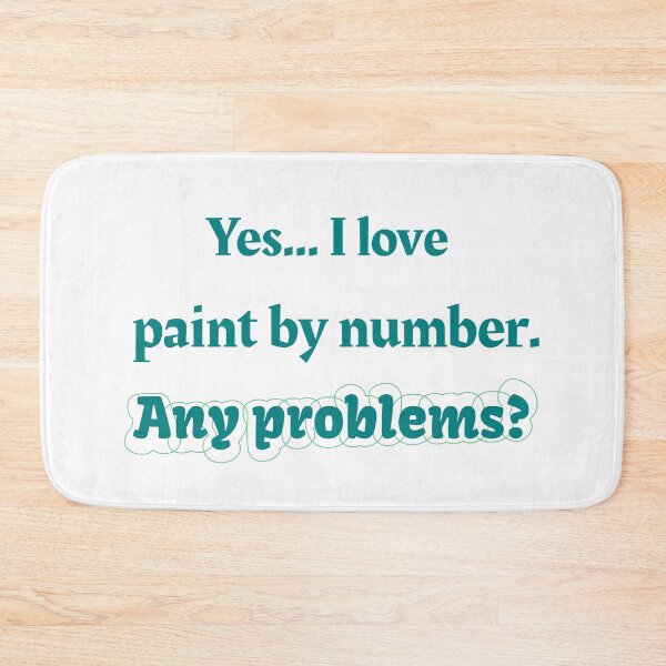 Item preview, I love Paint By Number designed and sold by cooldesignsalot.