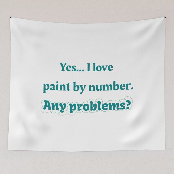 Item preview, I love Paint By Number designed and sold by cooldesignsalot.