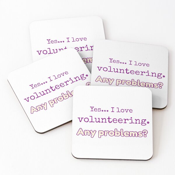 Item preview, I love Volunteering designed and sold by cooldesignsalot.