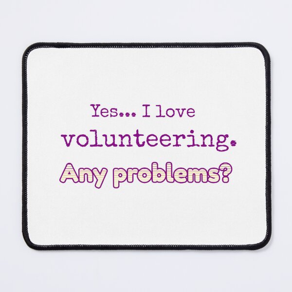 Item preview, I love Volunteering designed and sold by cooldesignsalot.