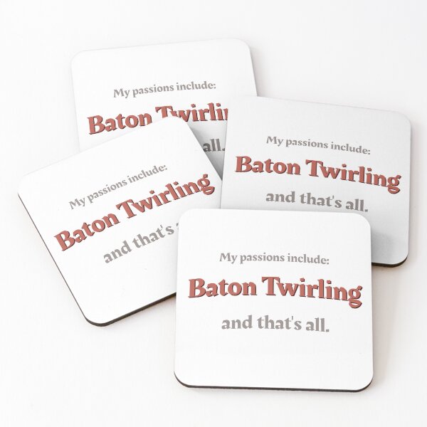 Item preview, Baton Twirling is my passion designed and sold by cooldesignsalot.