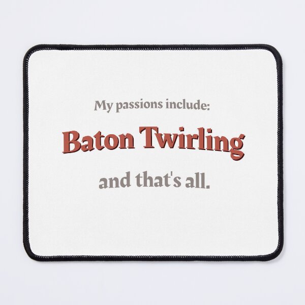Item preview, Baton Twirling is my passion designed and sold by cooldesignsalot.