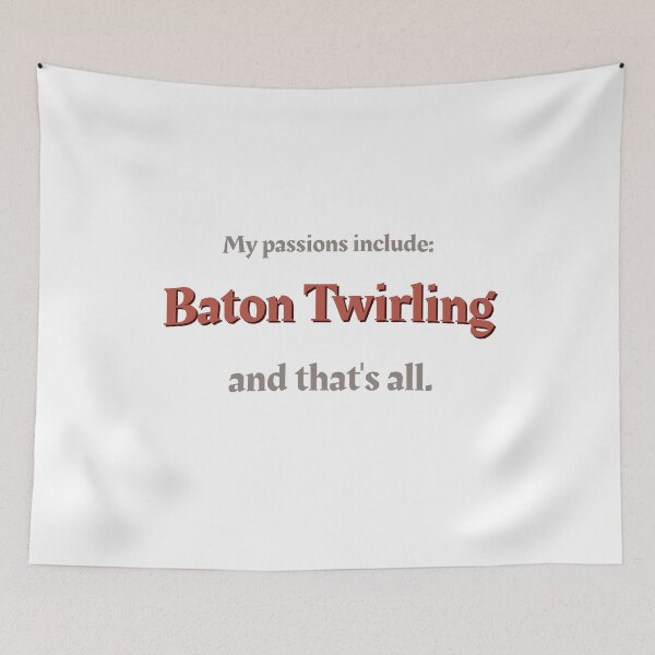 Aperçu de l'œuvre Baton Twirling est ma passion créée et vendue par cooldesignsalot.