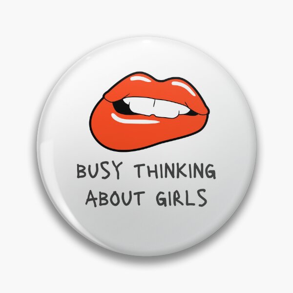 Item preview, busy thinking about girls designed and sold by DoraHappy.
