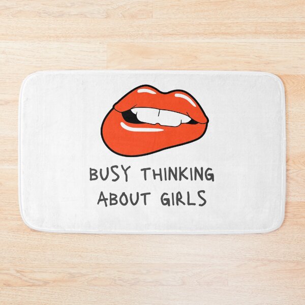 Item preview, busy thinking about girls designed and sold by DoraHappy.