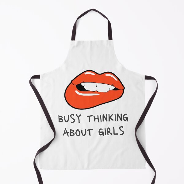 Item preview, busy thinking about girls designed and sold by DoraHappy.