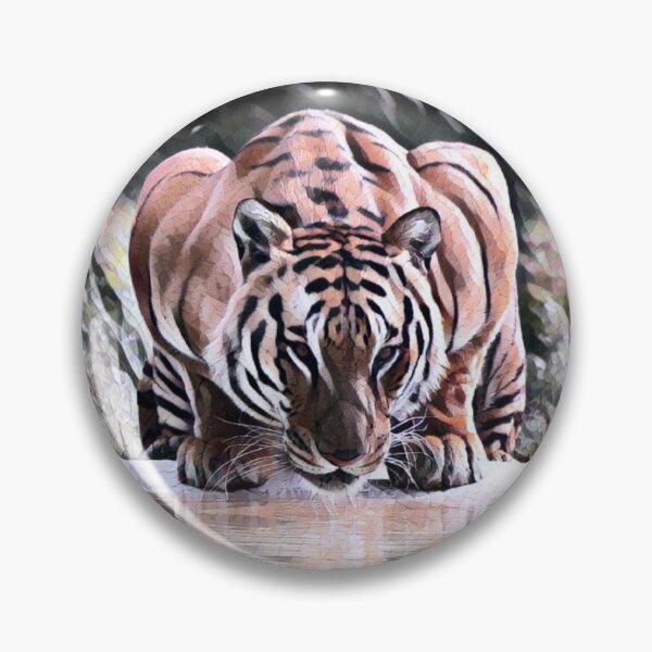 Item preview, Vintage Portrait Nature Animal Wildlife Tiger Zoo designed and sold by TheWildFlix.