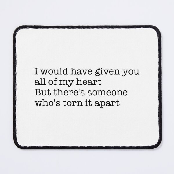 Item preview, I would have given you all of my heart (black) designed and sold by didijuca.