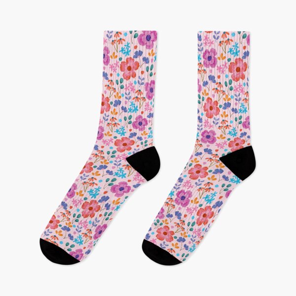 Item preview, vibrant pink flowers  designed and sold by inkbearblue.