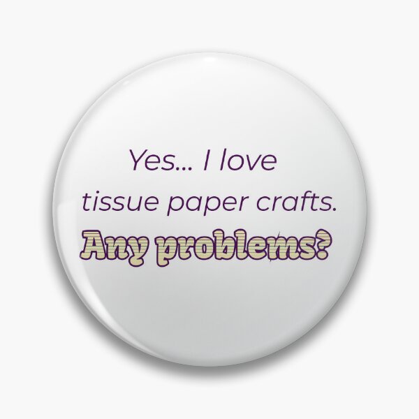 Item preview, I love Tissue Paper Crafts designed and sold by cooldesignsalot.