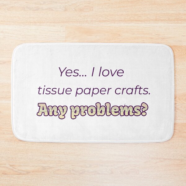 Item preview, I love Tissue Paper Crafts designed and sold by cooldesignsalot.