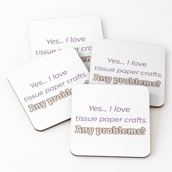 Item preview, I love Tissue Paper Crafts designed and sold by cooldesignsalot.