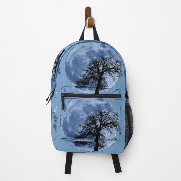 Item preview, August Blue Moon With Maple Tree Silhouette Design designed and sold by ThisNThatImages.