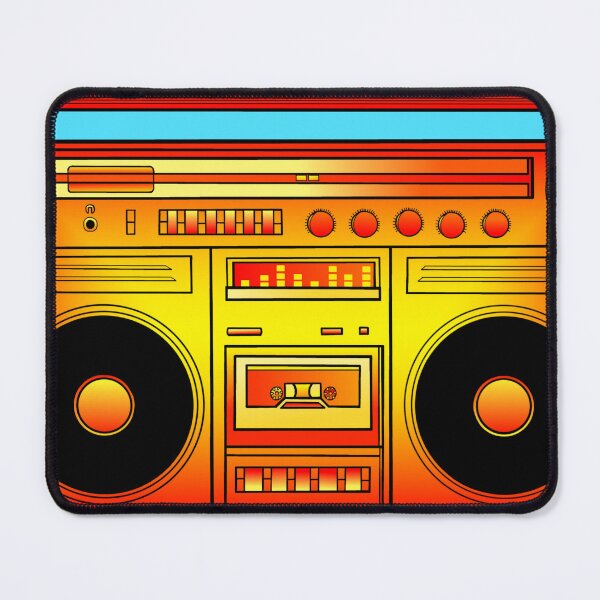 Item preview, Warm Red Orange Gold Fire Boombox designed and sold by Deborah Camp.