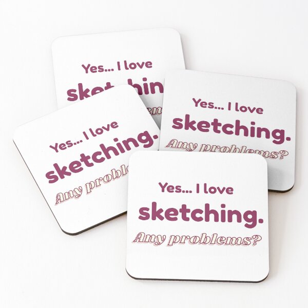 Item preview, I love Sketching designed and sold by cooldesignsalot.