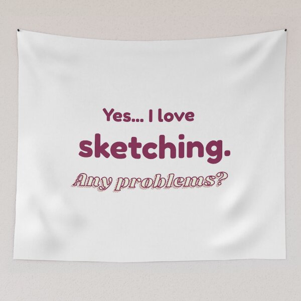 Item preview, I love Sketching designed and sold by cooldesignsalot.