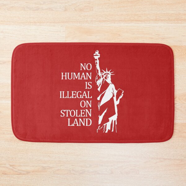 Item preview, No Human is Illegal on Stolen Land designed and sold by voltzandvoices.