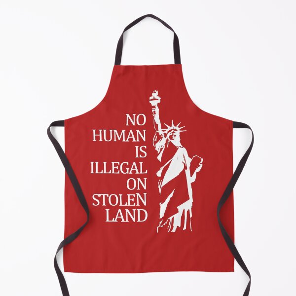 Item preview, No Human is Illegal on Stolen Land designed and sold by voltzandvoices.