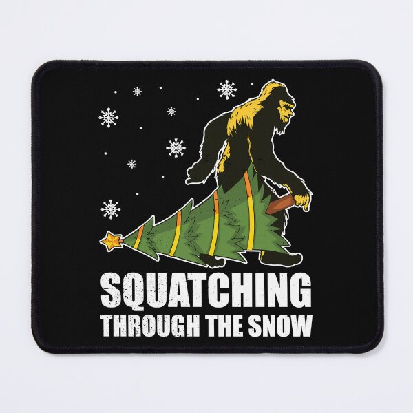 Item preview, Christmas Bigfoot Squatching Through The Snow designed and sold by haselshirt.