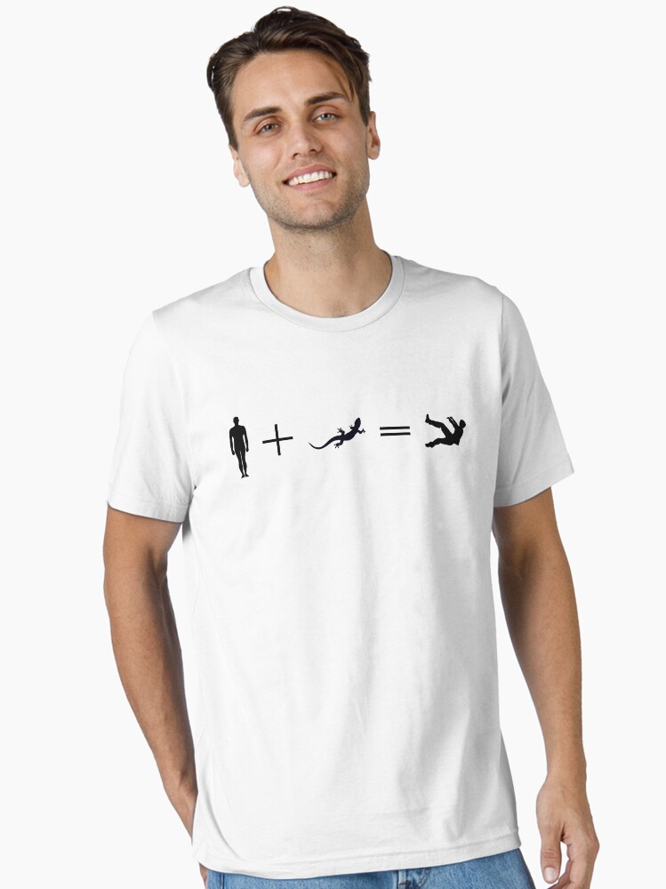 Aperçu 2 sur 7. T-shirt essentiel avec l'œuvre Homo-escaladus créée et vendue par M1D33L.