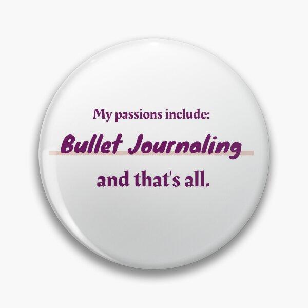 Item preview, Bullet Journaling is my passion designed and sold by cooldesignsalot.