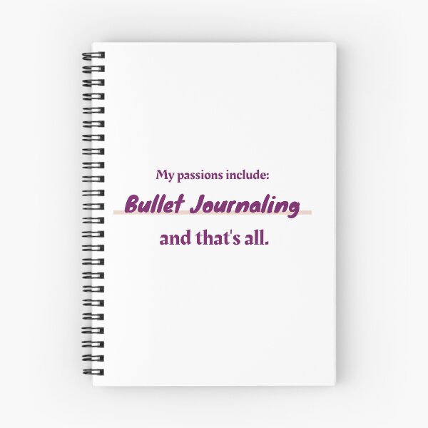 Item preview, Bullet Journaling is my passion designed and sold by cooldesignsalot.
