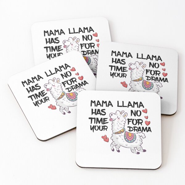Item preview, Mama LLama Has No Time For Your Drama - Funny Qoutes - designed and sold by faicalart.
