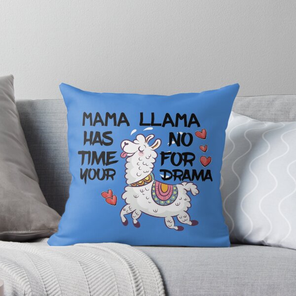 Item preview, Mama LLama Has No Time For Your Drama - Funny Qoutes - designed and sold by faicalart.