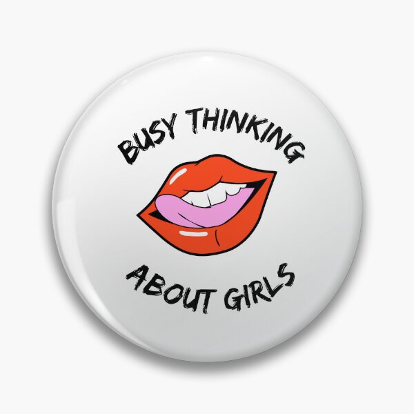 Item preview, busy thinking about girls designed and sold by DoraHappy.