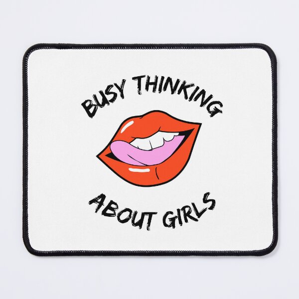 Item preview, busy thinking about girls designed and sold by DoraHappy.