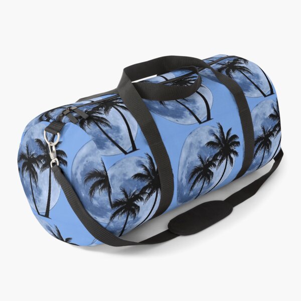 Item preview, August Blue Moon With Palm Tree Silhouette Design designed and sold by ThisNThatImages.