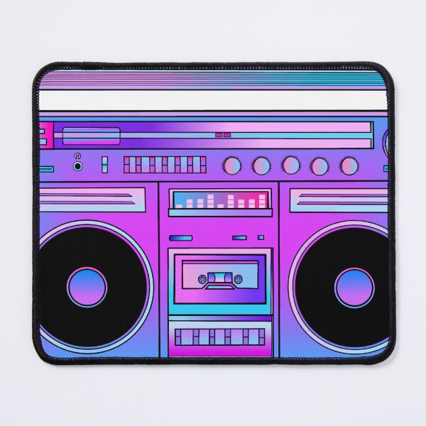 Item preview, Musical Cotton Candy Blue Pink Boombox  designed and sold by Deborah Camp.