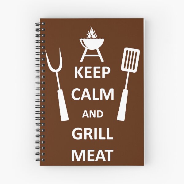 Item preview, Keep calm and grill meat designed and sold by StencilMyst ..