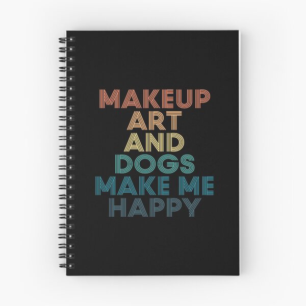 Item preview, Makeup Art And Dogs Make Me Happy- Gift for Makeup Art & Dogs Fans designed and sold by kindxinn.