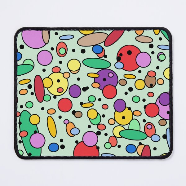 Item preview, All-Over Multi-color, Random Circles, Oblong Shapes, Dots Design designed and sold by ThisNThatImages.