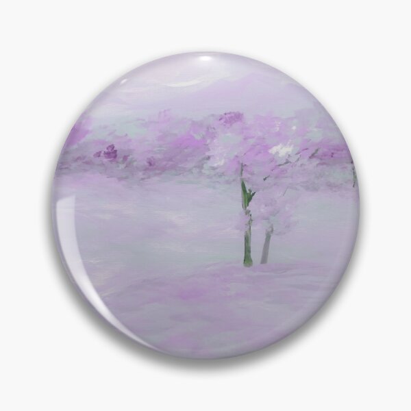 Item preview, Purple Landscape with Trees A Fine Art Painting designed and sold by EloiseArt.