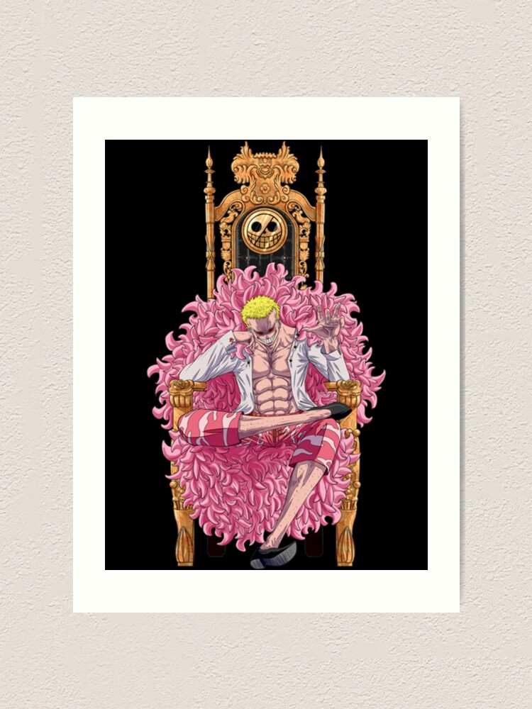 Print illustration Donquixote Doflamingo One piece -  Portugal