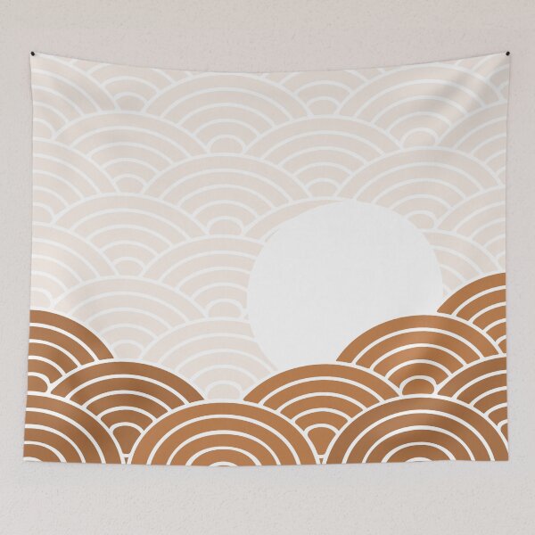 Item preview, Japanese Anime Orange Sunset Abstract Art designed and sold by Denis Epanov.