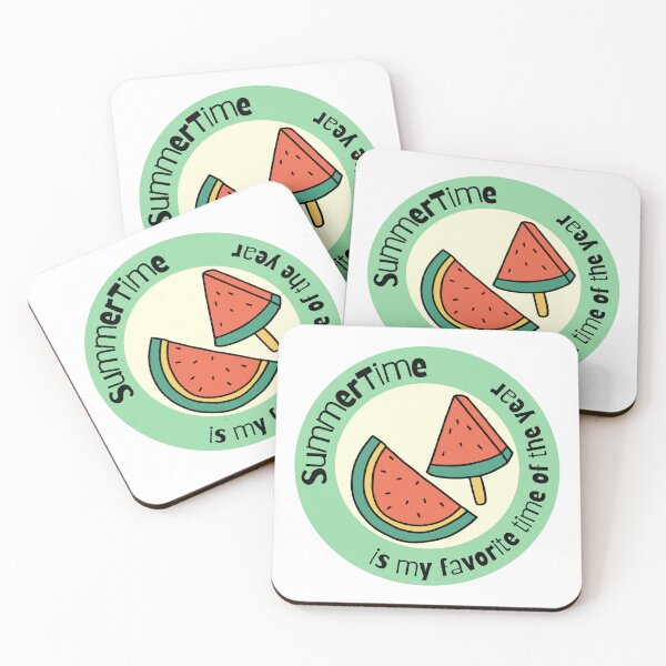 Item preview, Summertime is my favorite time of the year summervibes watermelon designed and sold by Randa Ranmania.