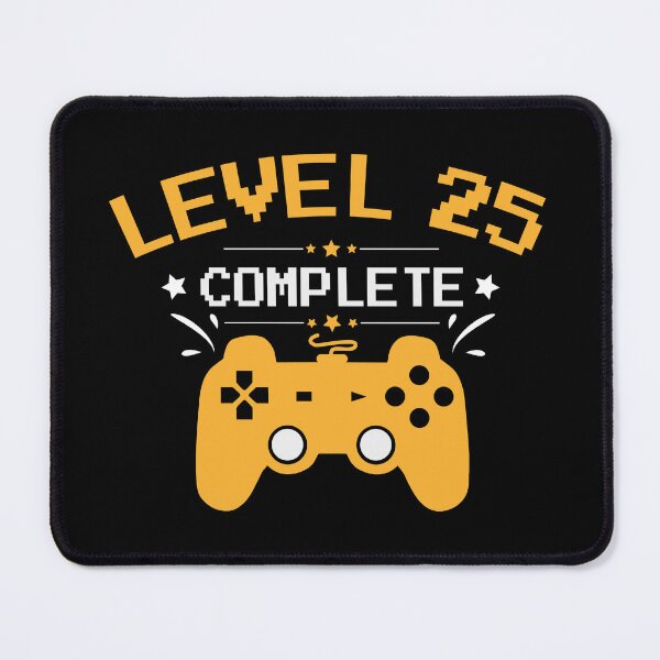 Item preview, Gamer Shirt Level 25 Complete Gaming Birthday Gift Tee designed and sold by haselshirt.