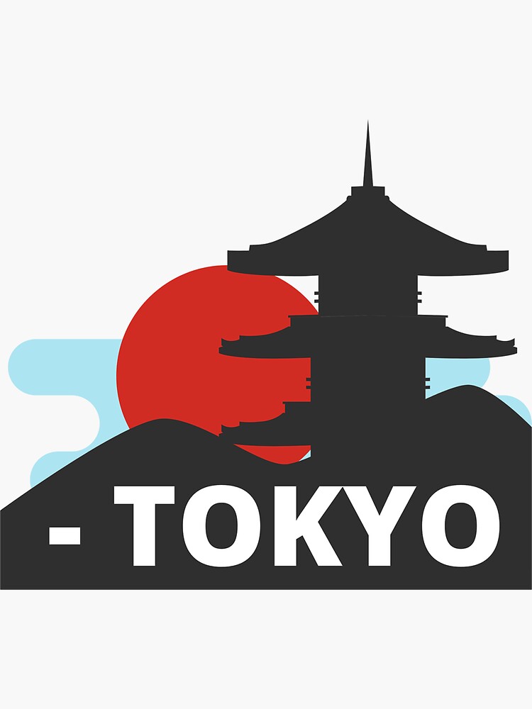 "Tokyo Sunrise" Sticker for Sale by TokyoCulture Redbubble