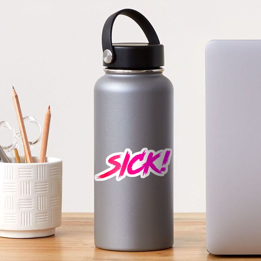 Sick! Sticker Pink to Purple Sticker