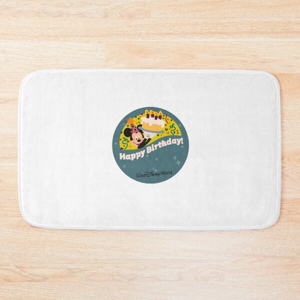 Item preview, Happy Birthday WDW Button designed and sold by tbcalligraphy.