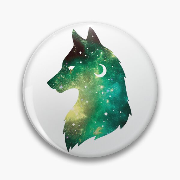 Item preview, Mystic Wolf Green Night designed and sold by 1mdmx.