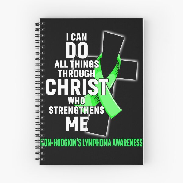 Item preview, I Can Do All Things Through Christ Who Strengthens Me Non-Hodgkin's Lymphoma Awareness designed and sold by Hatjar.
