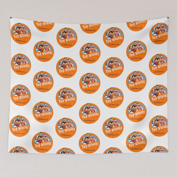 Item preview, 1st Visit WDW Button designed and sold by tbcalligraphy.